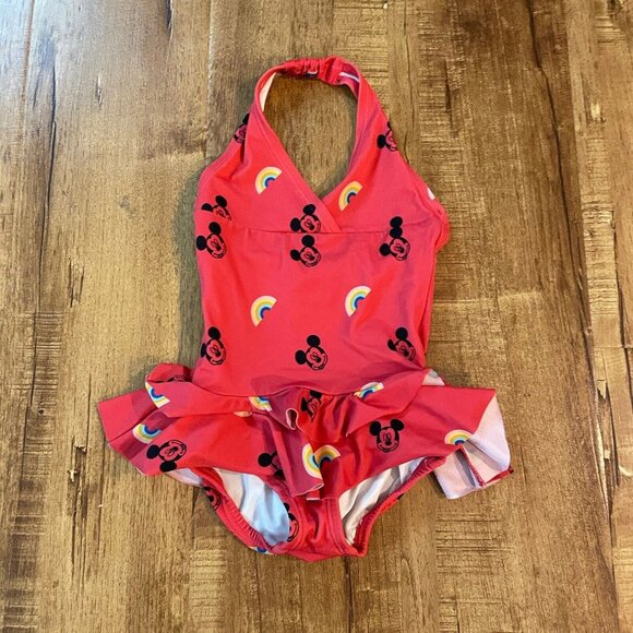 Girls Disney‎ Hanna Anderson Swim Suit One piece Size 2 - Picture 1 of 3